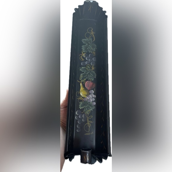 Other - vintage tole painted wall sconce, likely Italian or French in origin